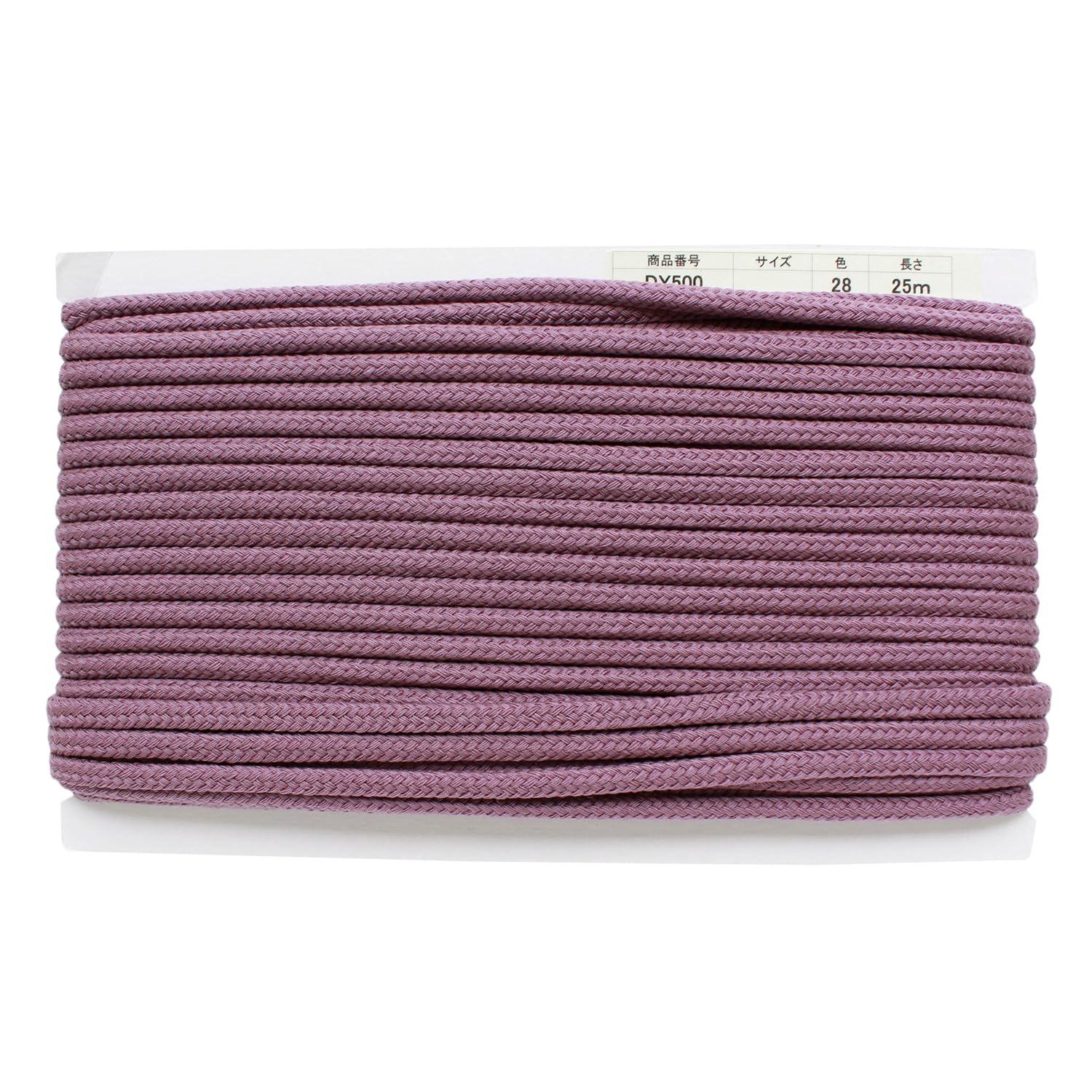 Nippon Chuko Acrylic Craft Cord φApprox. 8mm × 25m Lavender DY500-28