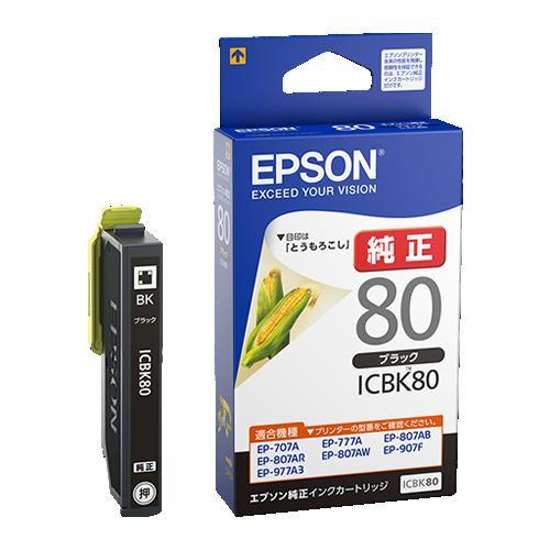 [Epson] Ink Cartridge (Black/ICBK80) Black