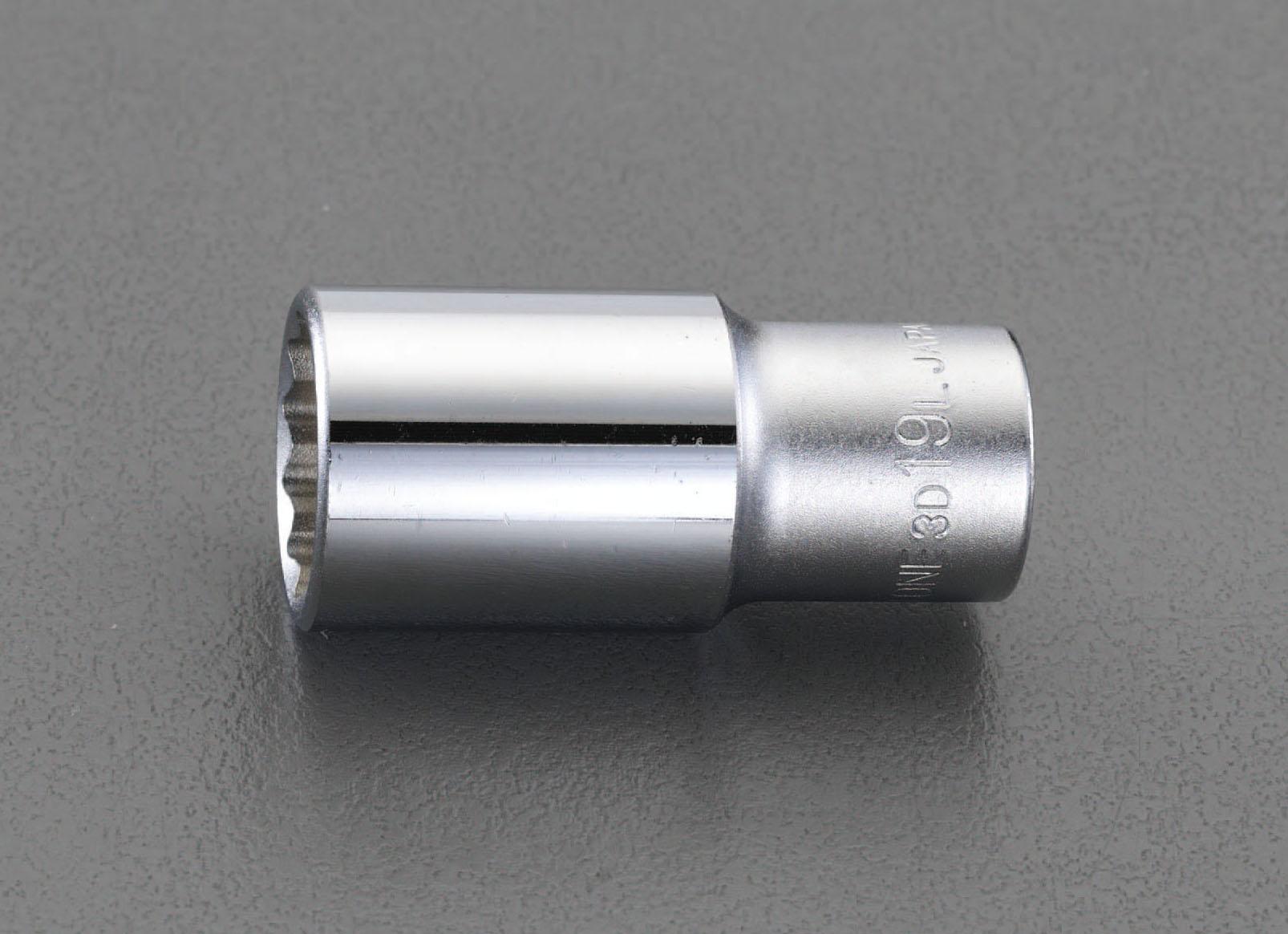 ESCO 3/8" Square Drive x 22mm Deep Socket EA618JF-22 [Socket]