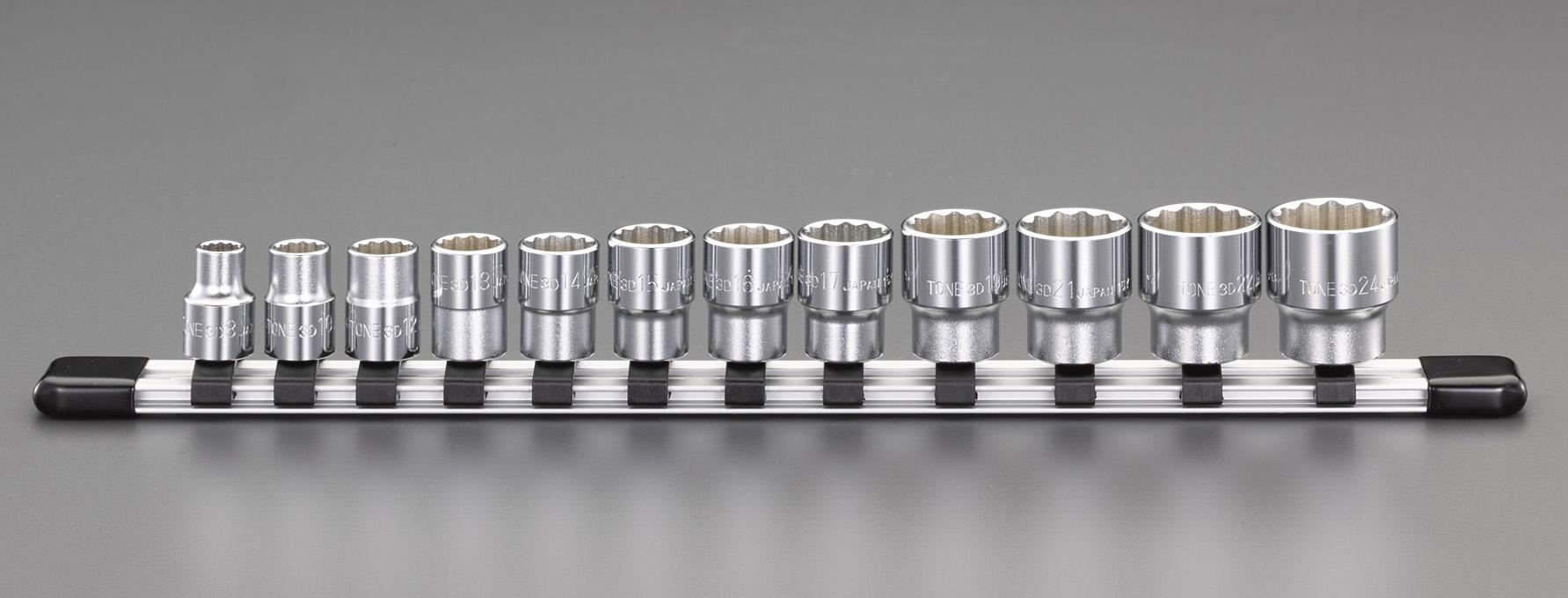 ESCO 3/8" Square Drive Socket Set EA618JJ-1 [Sockets & Socket Sets]