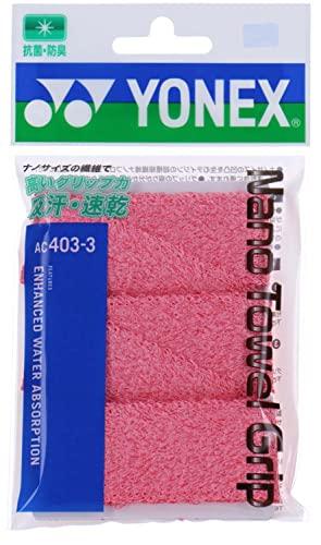 YONEX Nano Towel Grip AC403-3 Overgrip Tape 001/Red