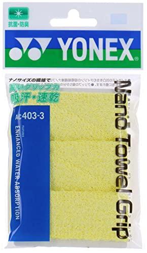 YONEX Nano Towel Grip AC403-3 Overgrip Tape 004/Yellow