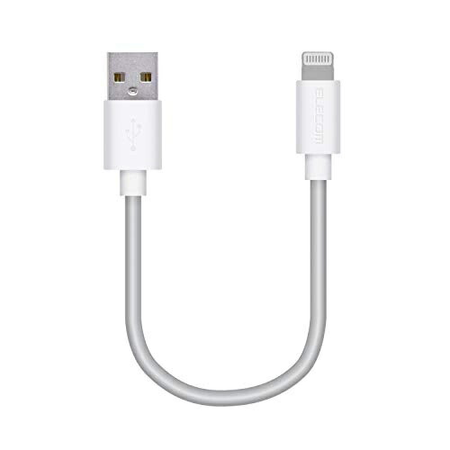 ELECOM Lightning Cable for iPhone Charging Cable Standard Apple Certified 0.1m (10cm) White MPA-UAL01WH
