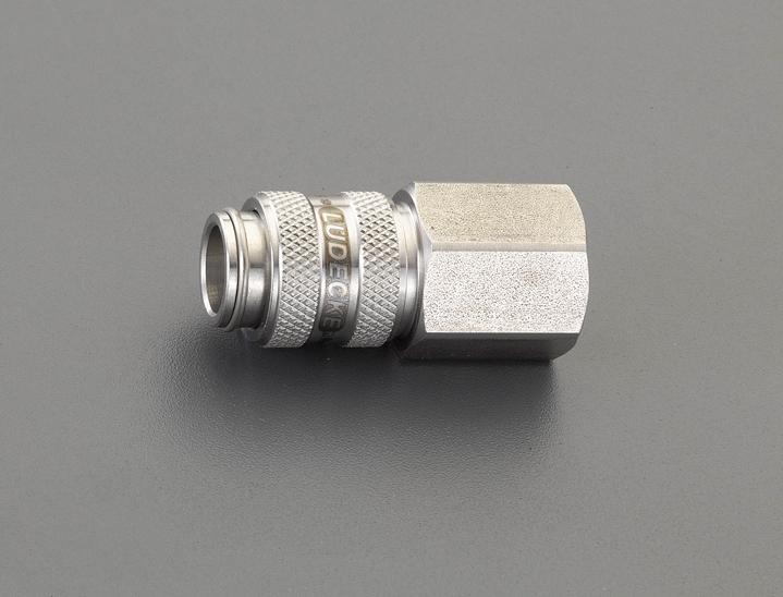 M12x1.5 Female Thread Coupling (Stainless Steel / One-Push)