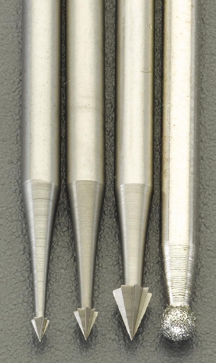 ESCO 4-Piece Diamond Bit & High-Speed Steel Drill Set (2.35mm Shank) EA819WM-43