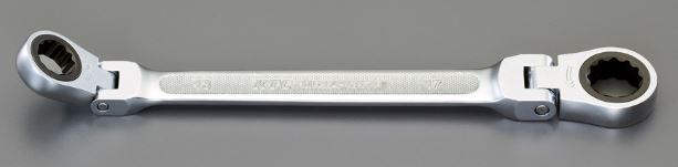 17x19mm / 267mm Ratchet Wrench (Swivel Type)