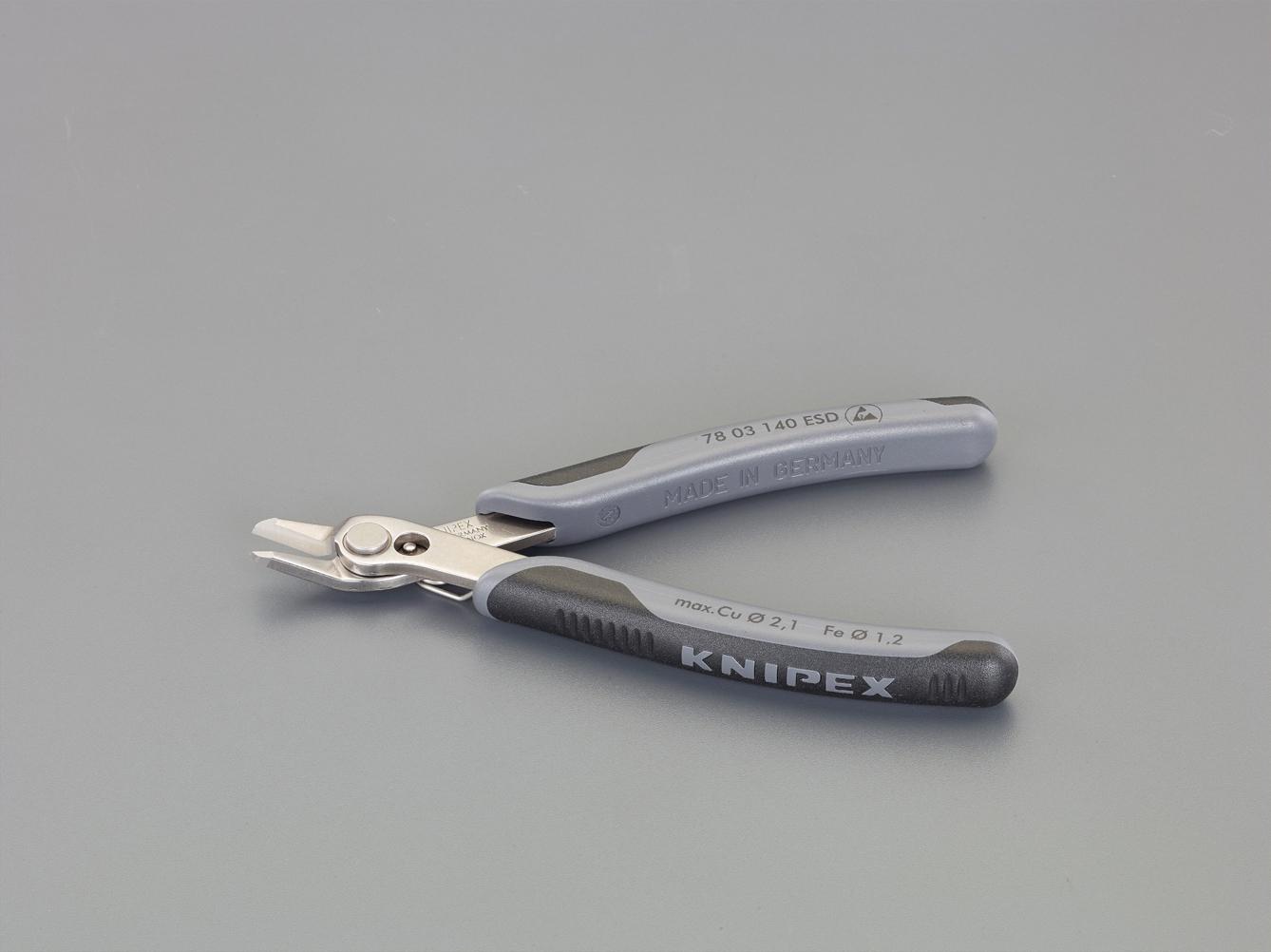 ESCO Precision Nippers (ESD Grip) 140mm EA535KE-21