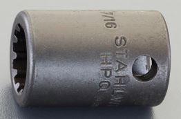 ESCO Spline Socket 3/8“ DR x 7/16” EA617YP-226