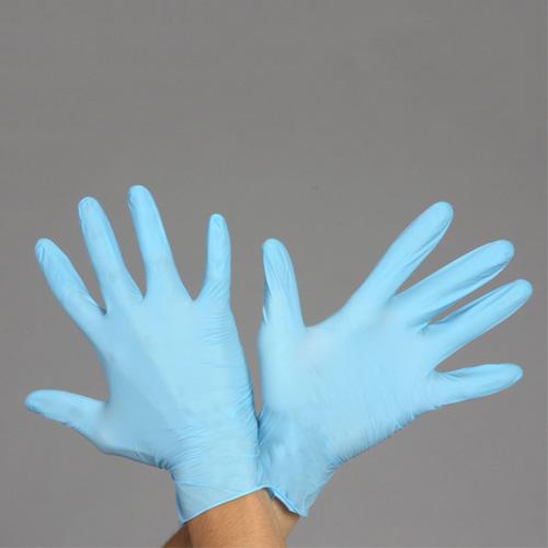 [L] Gloves (Nitrile Rubber, Powder-Free / 100 Sheets)  L