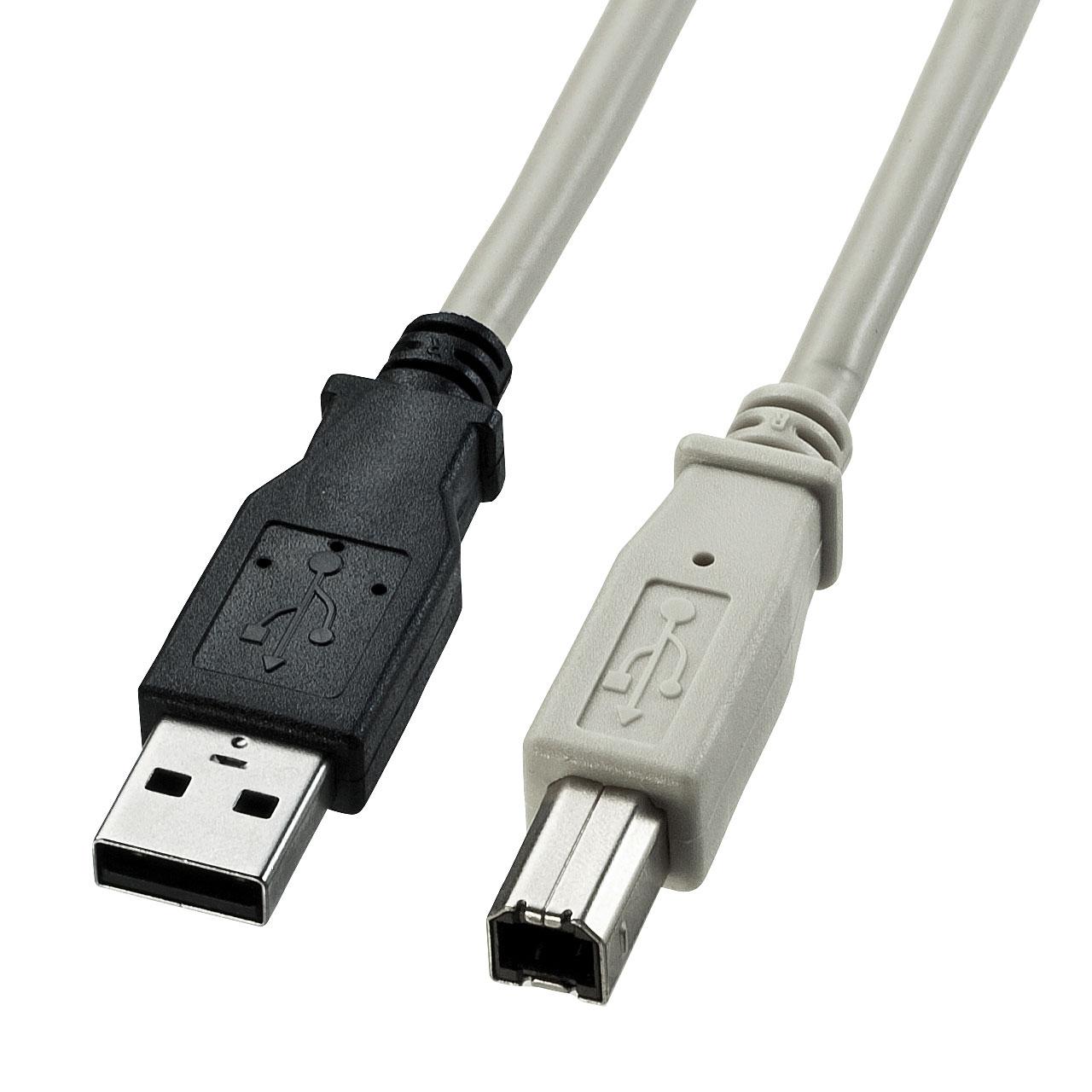 Esco 3.0m USB Cable (Type A to Type B / USB 2.0 Compatible / Black & Gray) EA764AJ-88