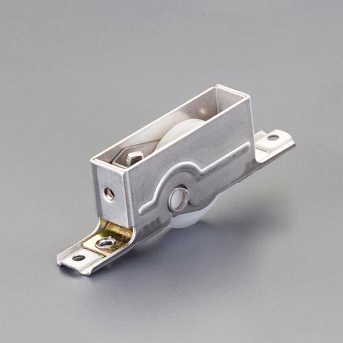 30mm Door Roller (Type A, Polyacetal Resin Wheel, Stainless Steel Frame) Length: 51mm Width: 14.5mm Depth: 24mm