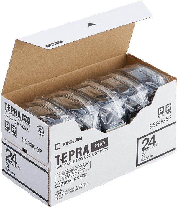 Esco 24mm Tape Cassette (White/5-Pack) EA761DK-244B
