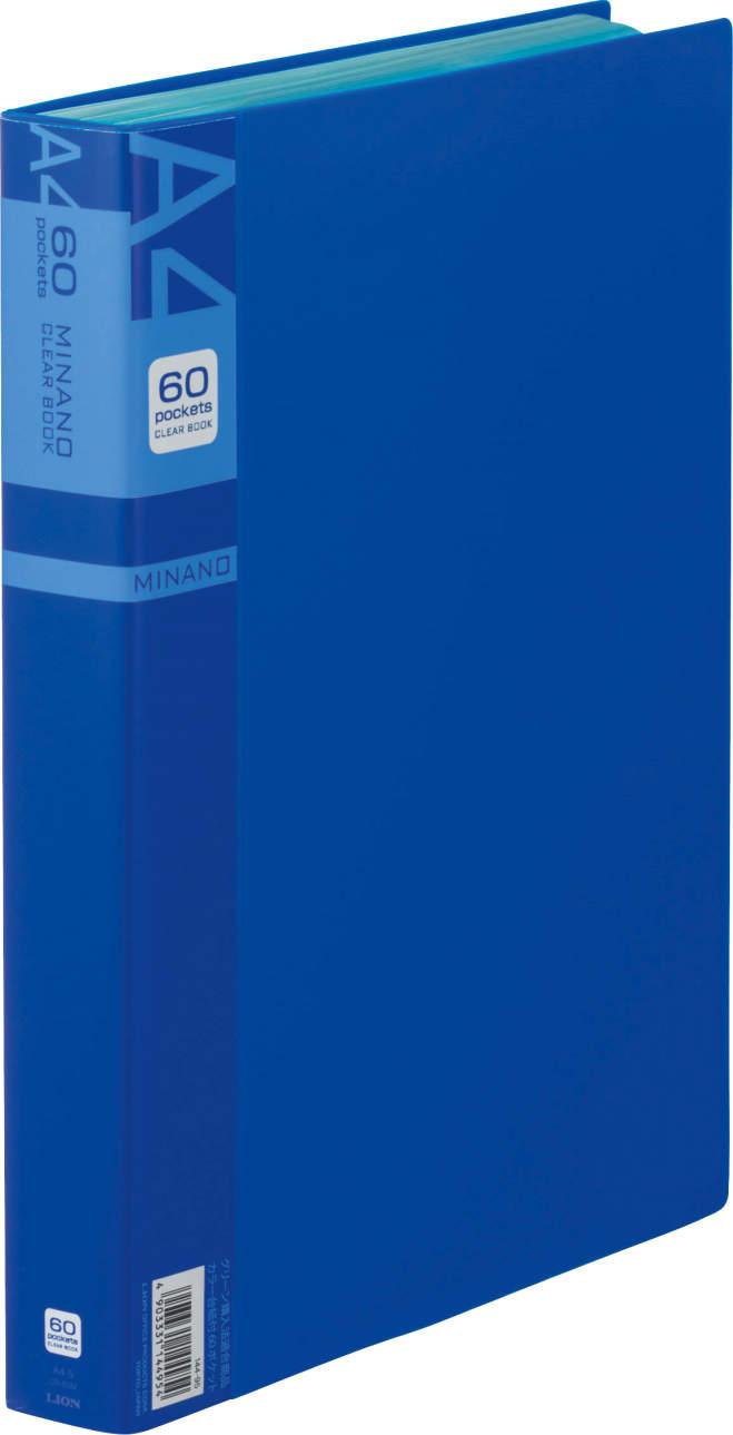 A4/S-Type Clear Book (60 Sheets/Blue) Blue 240×35×307