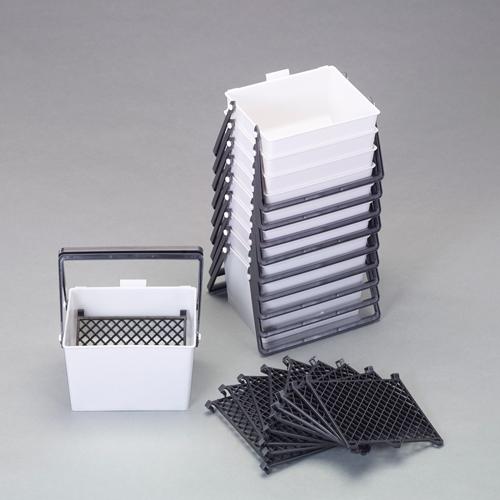 Roller Bucket Set (PP Plastic / Slanted Bottom)