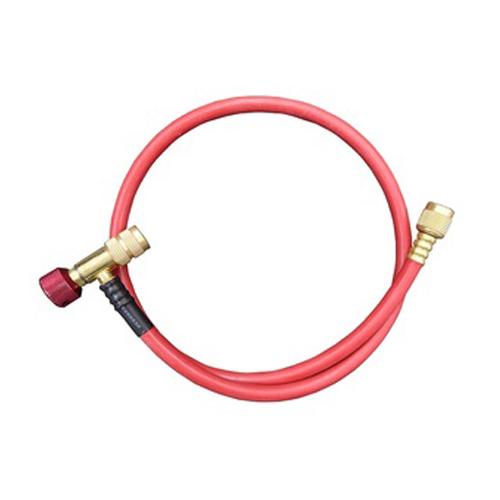 90cm / R32/R410A Charging Hose with Valves / Red