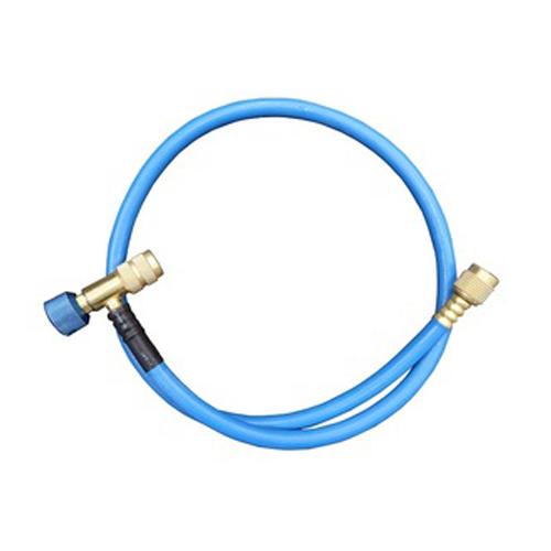 90cm / R32/R410A Charging Hose with Valves / Blue