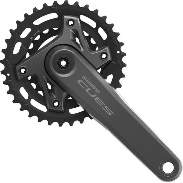 SHIMANO CUES Front Chainring FC-U6000-2 Without Chain Guard Crank Length/170mm 36/22T 9/10/11S EFCU60002BCX62