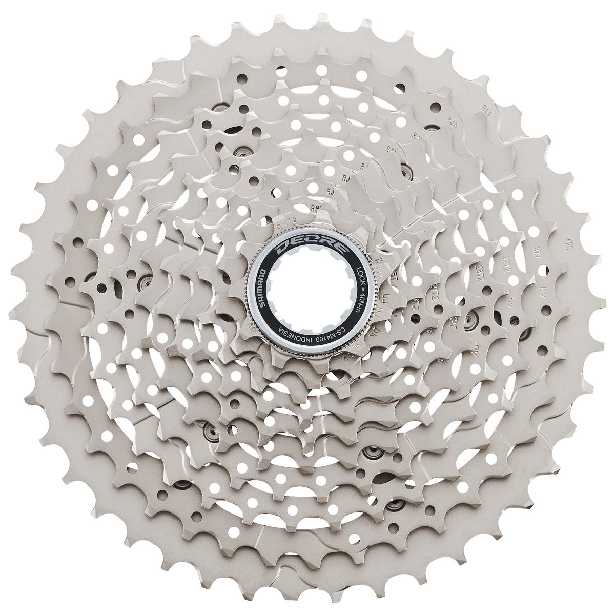 SHIMANO Cassette Sprocket CS-M4100 10s 11-42T 11-13-15-18-21-24-28-32-37-42T ECSM410010142