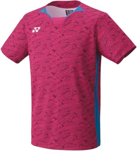 [Yonex] Short-Sleeve Shirt Game Shirt (Fit Style) Men's Grape (302) S