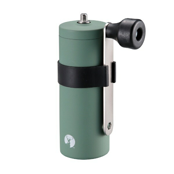 PEARL METAL Captain Stag Made in Japan Coffee Mill Ceramic Blade Handy Type S Size 18-8 Stainless Steel Vintage Green UW-3546