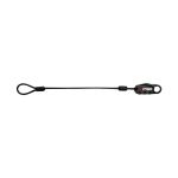 Crops Bike Lock Helmet Lock UNI Q (Unique) Black 4mm x 300mm | 3-Digit Dial | CP-SPD07SHT-01