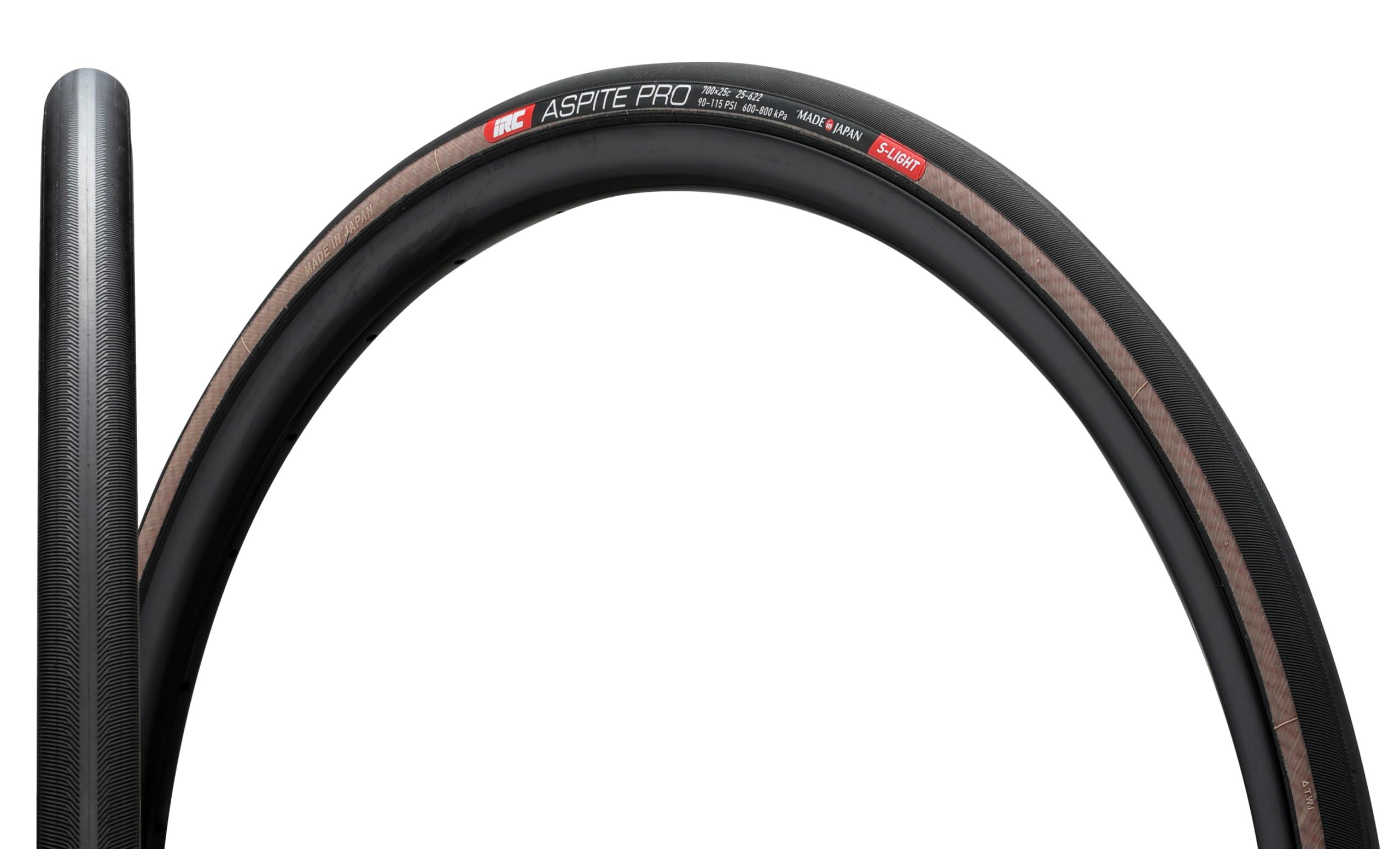 IRC Tire ASPITE PRO S-LIGHT Bicycle Tire 700×25C Tan Color 190695