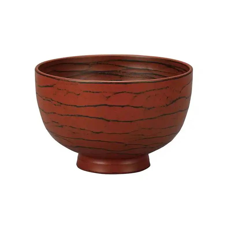 Kinsai Soup Bowl, Hatsuri-style, Negoro Lacquer/508-13