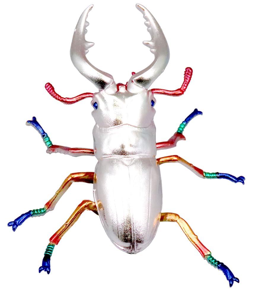 MIC Prepla Dream Museum Dream Stag Beetle Diamond Pre-Painted Plastic Assembly Kit