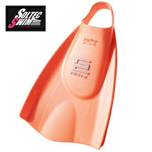 Soltec-swim Hydro-Tech 2-Fin Swim Soft Type Orange Medium Size 203018