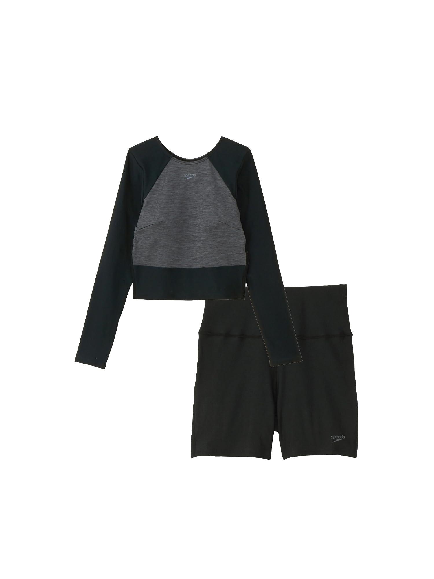 [Speed] Fitness Swimwear minimUm L/S MinimLong Sleeve SFW22450 Women's Black