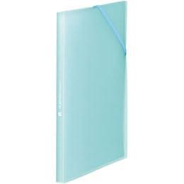 KING JIM Clear File Holder-in A4 12-Pocket Light Blue KJ-6171-3T-SBX10