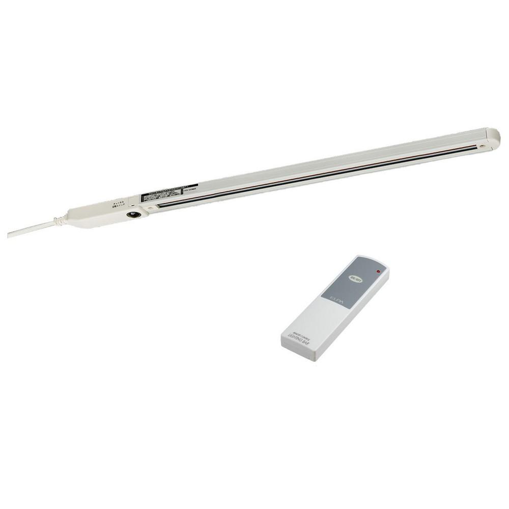 ELPA Lighting Bar Main Unit for Outlet, Ivory, 0.5m, Remote Control Included LRC-R050C(IV)