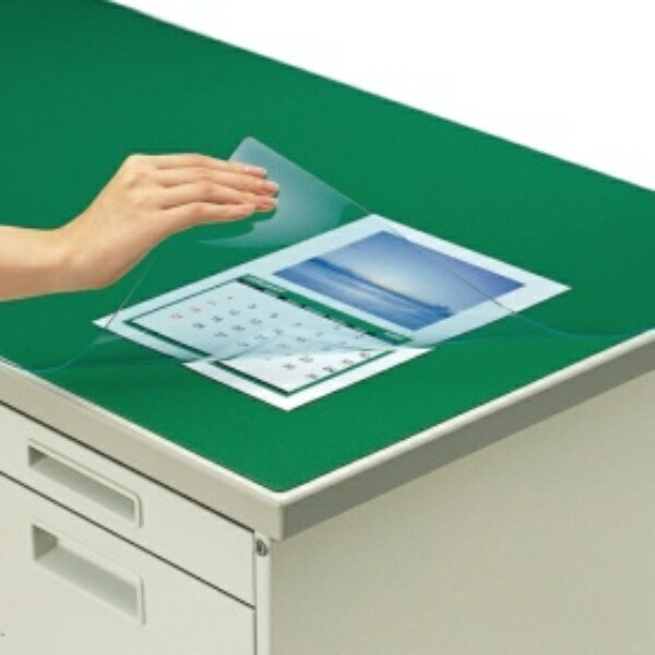 KOKUYO Desk Mat, Soft (PVC), Non-Transfer, with Underlay, 1187×687 mm, Model No. MA-427G