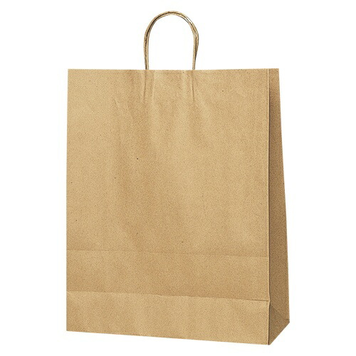 Shimojima Heiko Handle Paper Bag 25CB 2-Year Unbleached Kraft 32x11.5x41cm 50 Sheets