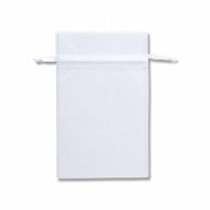 Shimojima HEIKO Organza Bag Flat Pouch Type L White 10-Pack 008705052