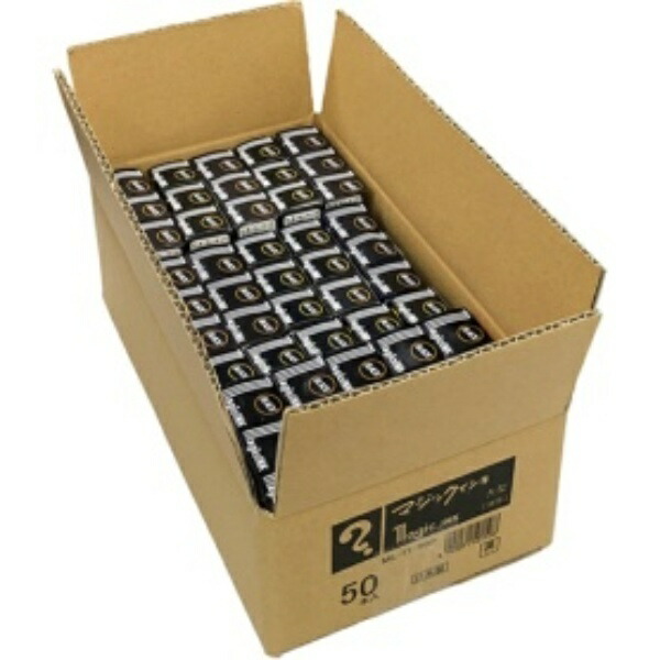 Teranishi Chemical Oil-Based Marker Magic Ink Large Black ML-T1-50P 1 Pack (50 Pens)