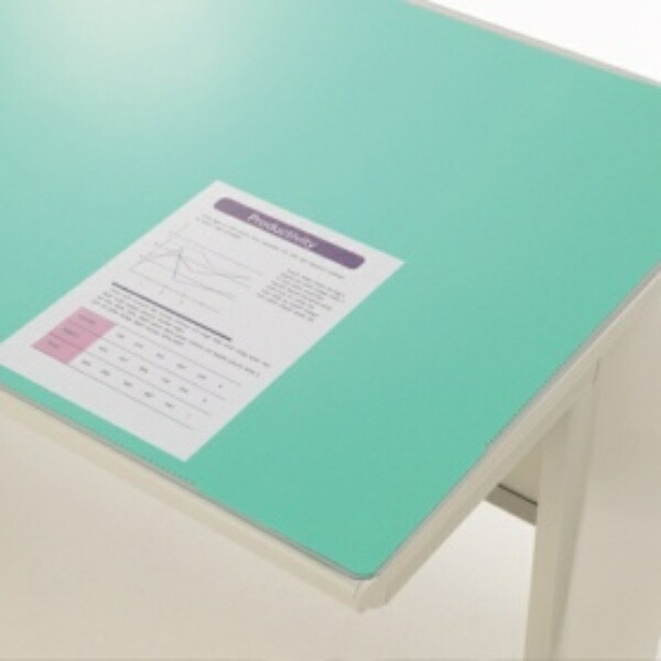 Lion Office Supplies Desk Mat Acrylic Hard Transparent Type Double (with Green Mat) 1045 x 715 x 1.8 mm No. 5 1 piece