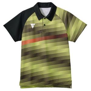 VICTAS Table Tennis Game Shirt V-GS305 J.T.T.A. (Japan Table Tennis Association) Official Unisex Yellow (3000) XS 512303