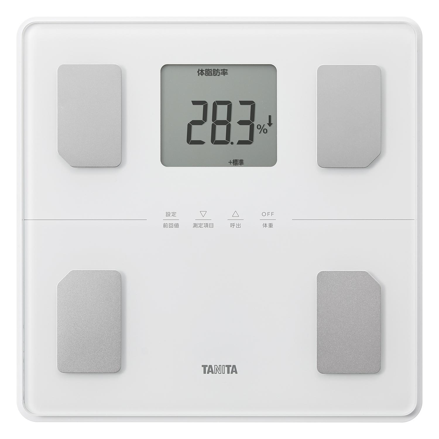 Tanita Body Composition Scale Body Fat Percentage/Muscle Mass/Visceral Fat Level/Weight/Body Age/Basal Metabolic Rate/BMI/Step-On Fit/My Support Stand-Up Storage OK No Smartphone Required Health Meter BC-772