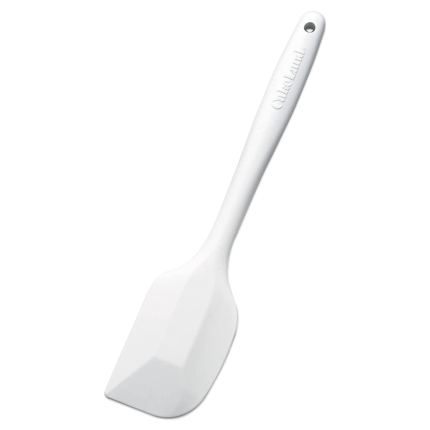 Tiger Crown Silicone Spatula 264x57mm White Heat Resistant With Silicone Spatula Large Made in Japan 1610