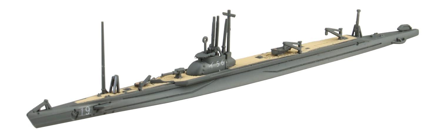Aoshima Cultural Textbook Co., Ltd. 1/700 Waterline Series No.470 Imperial Japanese Navy Submarine I-156 Plastic Model Kit (Submarine)