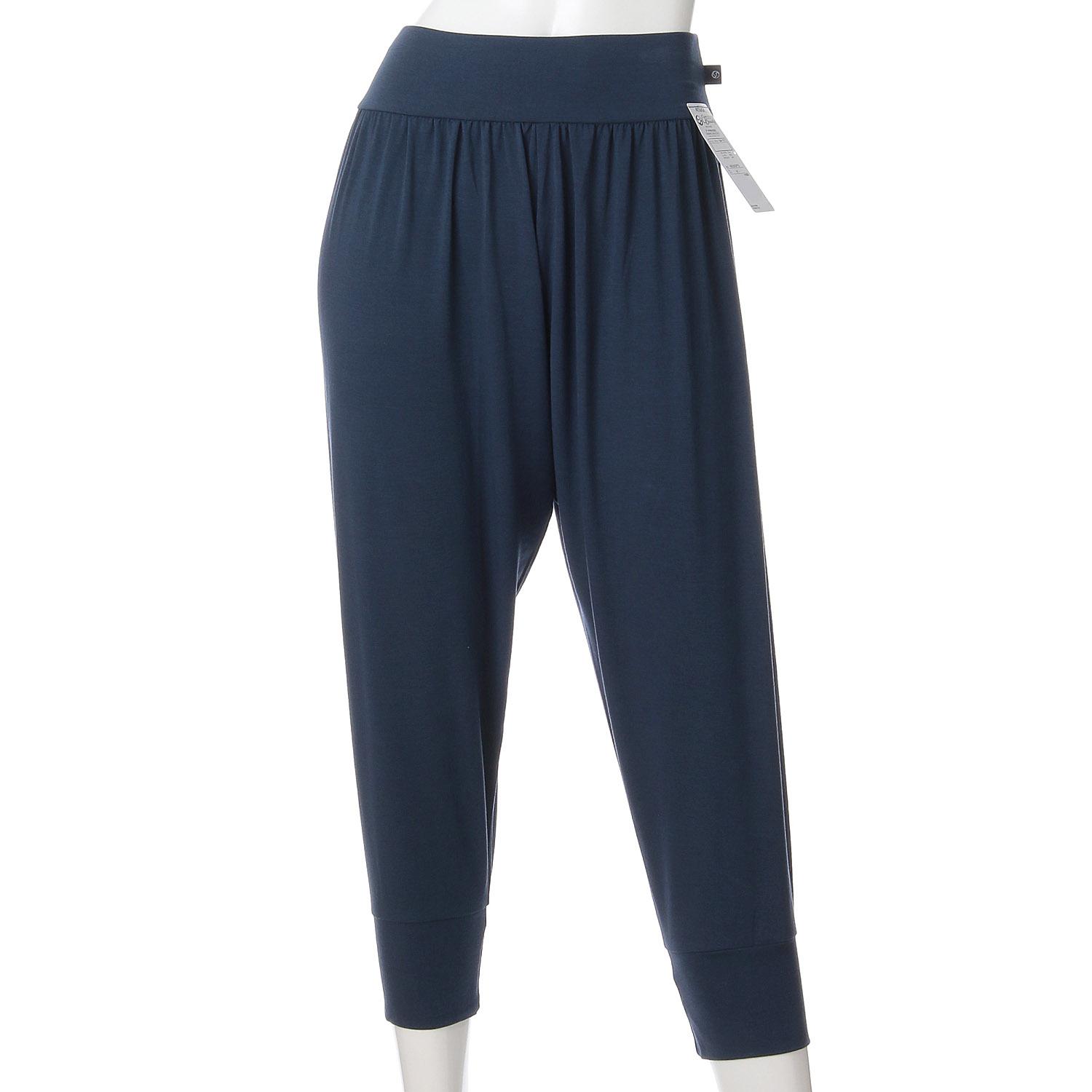 [Atugi] Yoga Pants [Clear Beauty Active] Yoga Easy Pants Smooth Harem Pants 49300PS Women's Navy M