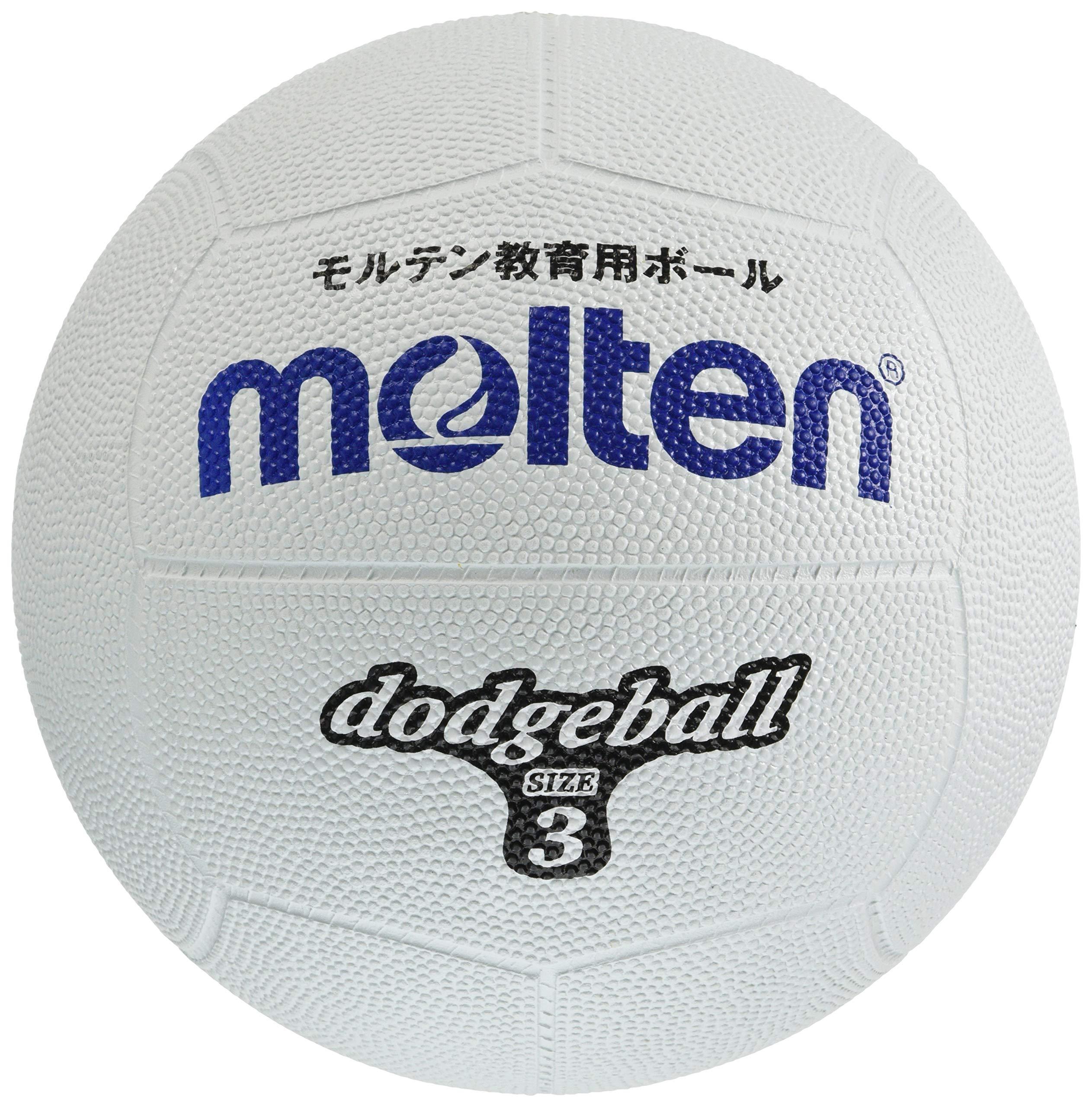 Molten Dodgeball Rubber Size 3 Ball White D3W