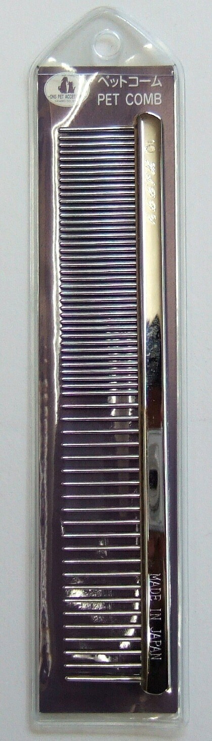 Okano ONS Premium Double-Sided Metal Dog Comb, Small