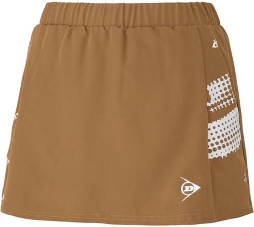 [Dunlop] Tennis Wear Soft Tennis Badminton Game Skirt DAK2493W 2024FW Brown M