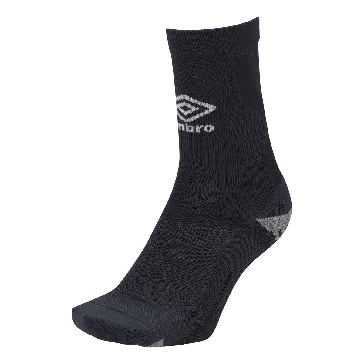 [Umbro] Socks, Stockings, Soccer, Classic, Mid-Calf Length, Grip, Arch Support, Men's, Kids, Junior, BLK, 22-24