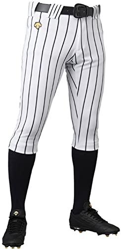 [Descente] Baseball Uniform Pants Short Fit Pants DB-6014PB Men's S White × Black