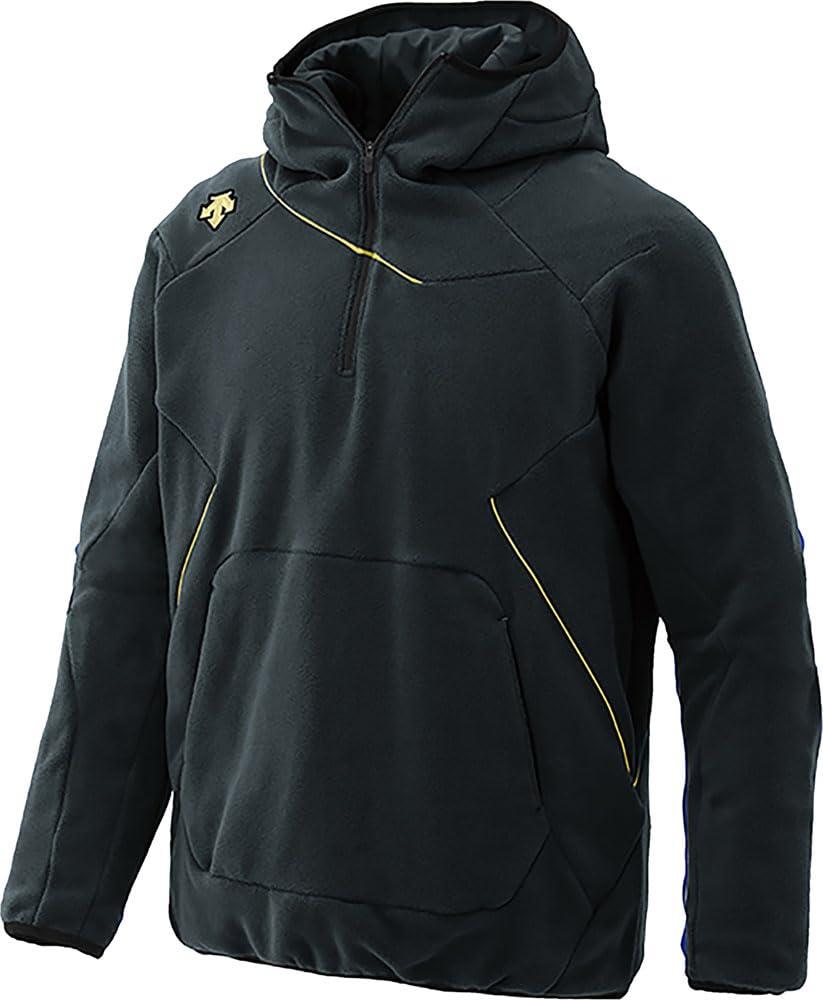 DESCENTE Baseball Fleece Hoodie Fleece Jacket DBX-2360C Men's Black