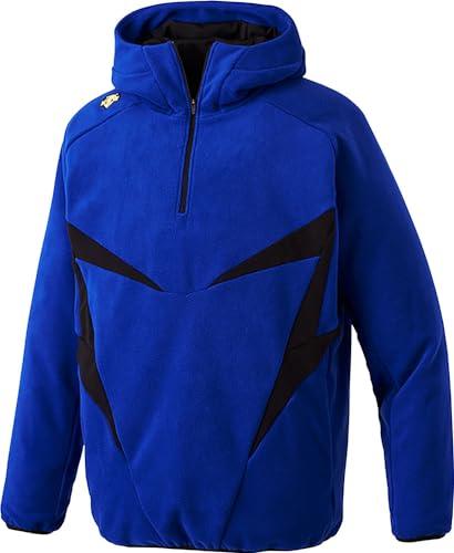 [Descente] Baseball Fleece Half-Zip Fleece Jacket DBX-2560C Men's Royal Blue