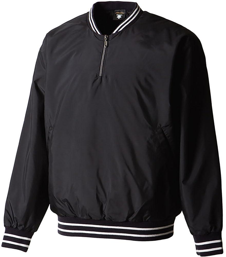 [Descente] Baseball Practice Shirt Pullover Coat STD-410B Men's Black